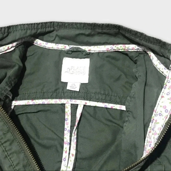 Place Green Zip Up  Jacket - Picture 4 of 5